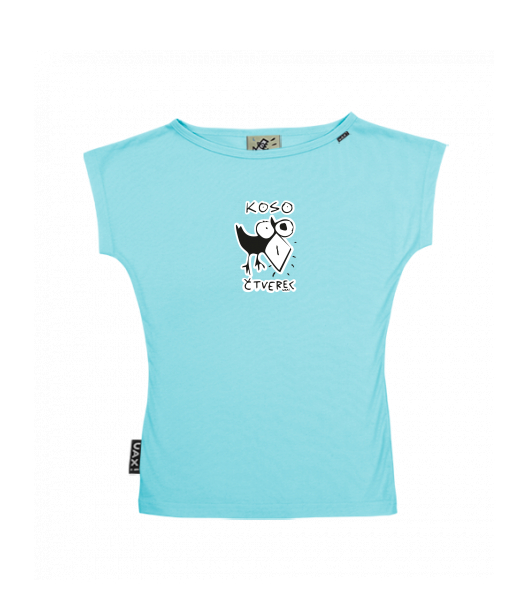 DÁMSKÉ TRIČKO S LODIČKOVÝM VÝSTŘIHEM