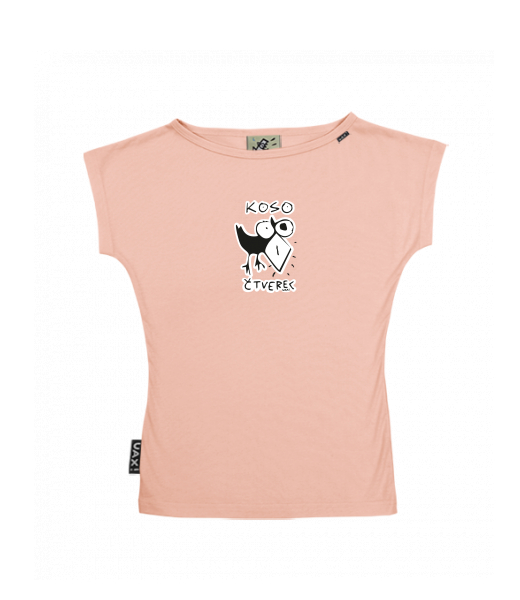 DÁMSKÉ TRIČKO S LODIČKOVÝM VÝSTŘIHEM