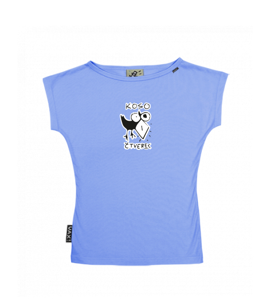 DÁMSKÉ TRIČKO S LODIČKOVÝM VÝSTŘIHEM