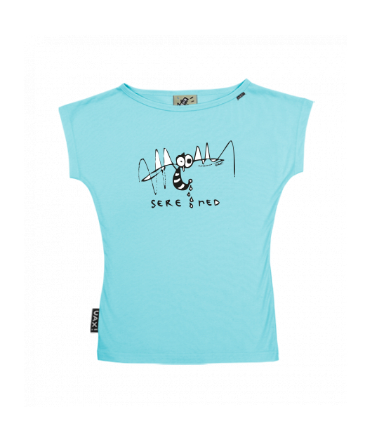 DÁMSKÉ TRIČKO S LODIČKOVÝM VÝSTŘIHEM