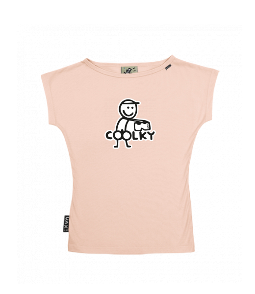 DÁMSKÉ TRIČKO S LODIČKOVÝM VÝSTŘIHEM