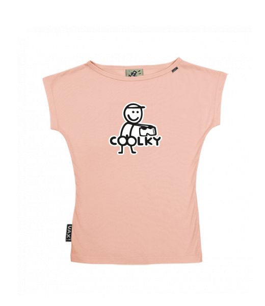 DÁMSKÉ TRIČKO S LODIČKOVÝM VÝSTŘIHEM