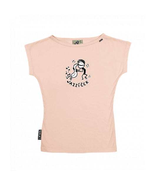 DÁMSKÉ TRIČKO S LODIČKOVÝM VÝSTŘIHEM