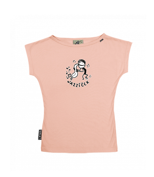 DÁMSKÉ TRIČKO S LODIČKOVÝM VÝSTŘIHEM