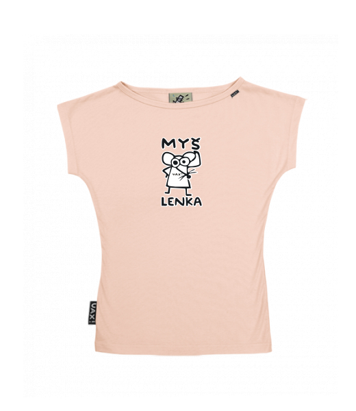 DÁMSKÉ TRIČKO S LODIČKOVÝM VÝSTŘIHEM