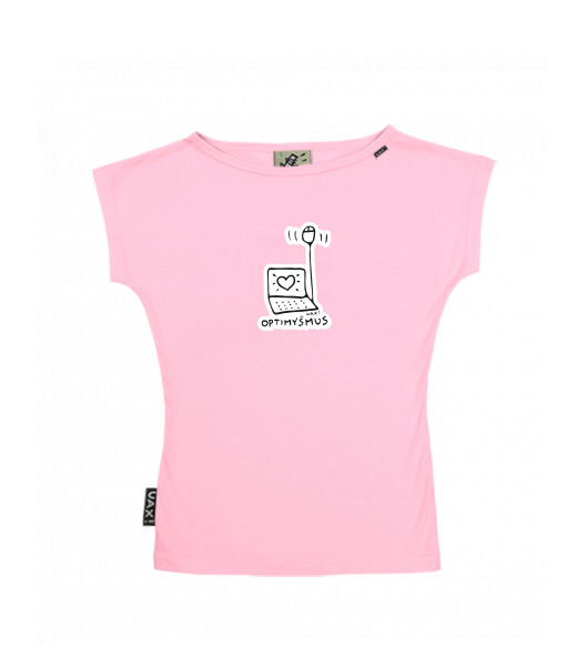 DÁMSKÉ TRIČKO S LODIČKOVÝM VÝSTŘIHEM