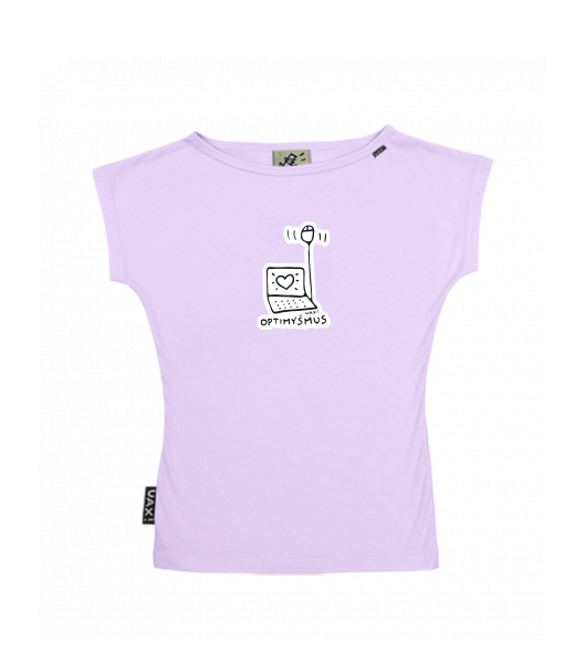 DÁMSKÉ TRIČKO S LODIČKOVÝM VÝSTŘIHEM