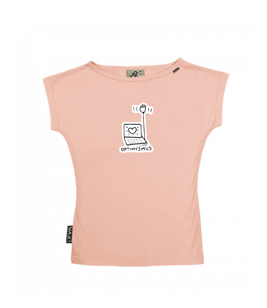 DÁMSKÉ TRIČKO S LODIČKOVÝM VÝSTŘIHEM