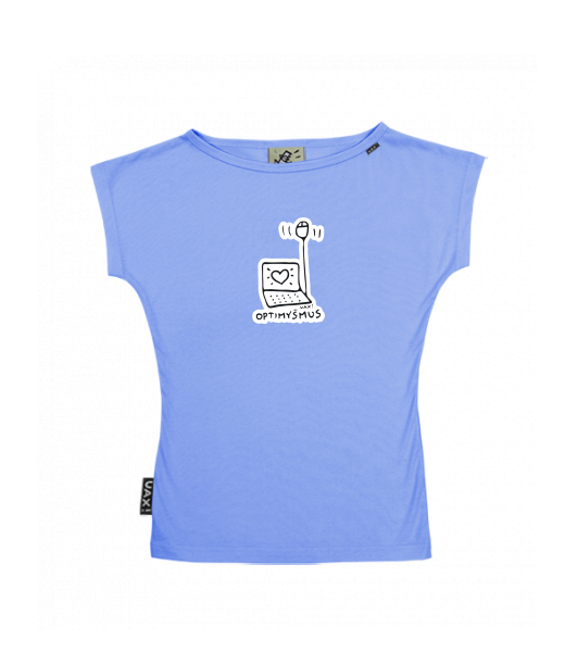 DÁMSKÉ TRIČKO S LODIČKOVÝM VÝSTŘIHEM