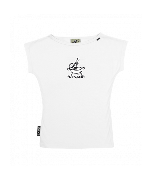 DÁMSKÉ TRIČKO S LODIČKOVÝM VÝSTŘIHEM