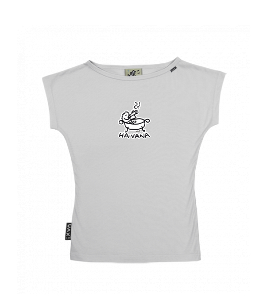 DÁMSKÉ TRIČKO S LODIČKOVÝM VÝSTŘIHEM