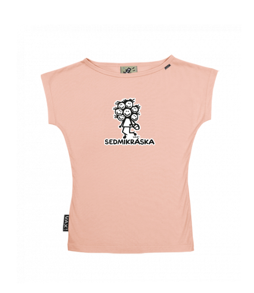 DÁMSKÉ TRIČKO S LODIČKOVÝM VÝSTŘIHEM