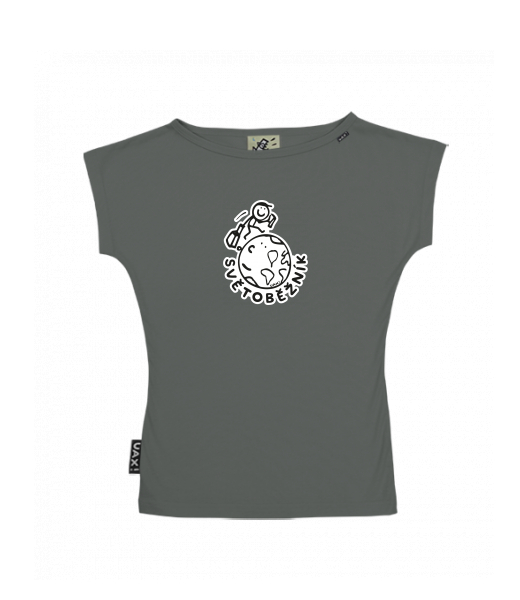 DÁMSKÉ TRIČKO S LODIČKOVÝM VÝSTŘIHEM