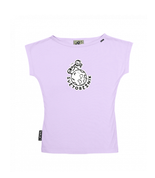 DÁMSKÉ TRIČKO S LODIČKOVÝM VÝSTŘIHEM