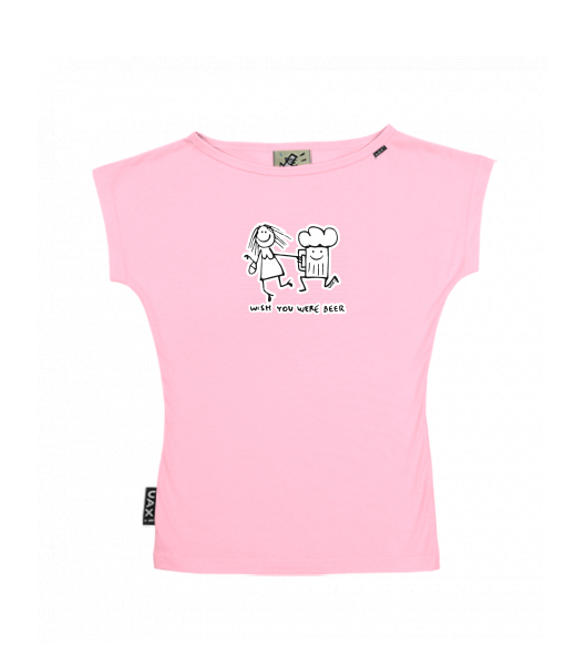 DÁMSKÉ TRIČKO S LODIČKOVÝM VÝSTŘIHEM