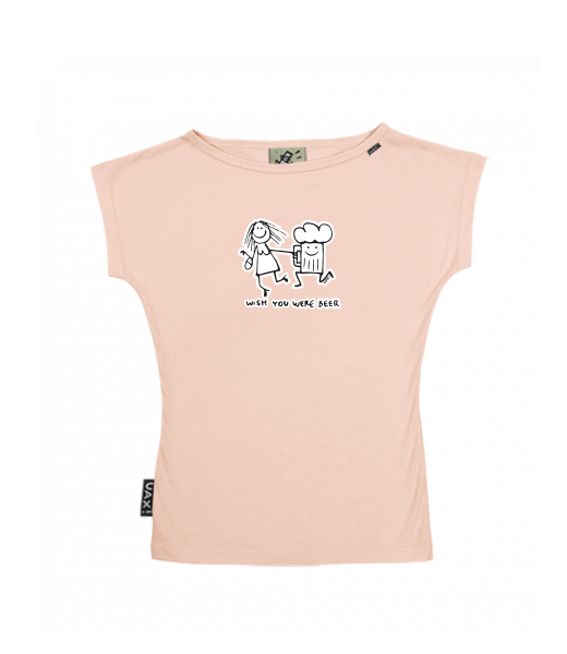 DÁMSKÉ TRIČKO S LODIČKOVÝM VÝSTŘIHEM