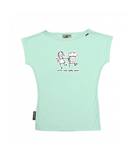 DÁMSKÉ TRIČKO S LODIČKOVÝM VÝSTŘIHEM