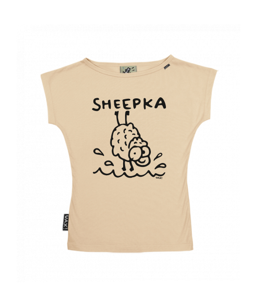 DÁMSKÉ TRIČKO S LODIČKOVÝM VÝSTŘIHEM