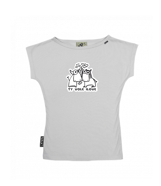 DÁMSKÉ TRIČKO S LODIČKOVÝM VÝSTŘIHEM