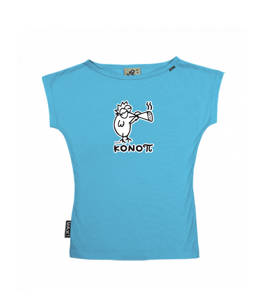 DÁMSKÉ TRIČKO S LODIČKOVÝM VÝSTŘIHEM