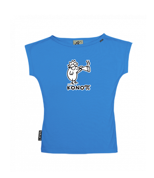 DÁMSKÉ TRIČKO S LODIČKOVÝM VÝSTŘIHEM