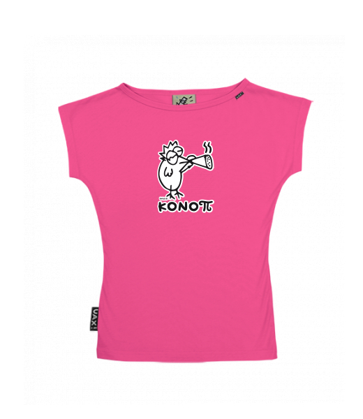 DÁMSKÉ TRIČKO S LODIČKOVÝM VÝSTŘIHEM