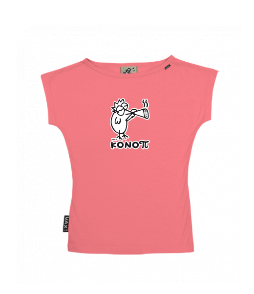 DÁMSKÉ TRIČKO S LODIČKOVÝM VÝSTŘIHEM