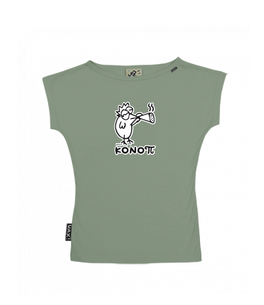 DÁMSKÉ TRIČKO S LODIČKOVÝM VÝSTŘIHEM