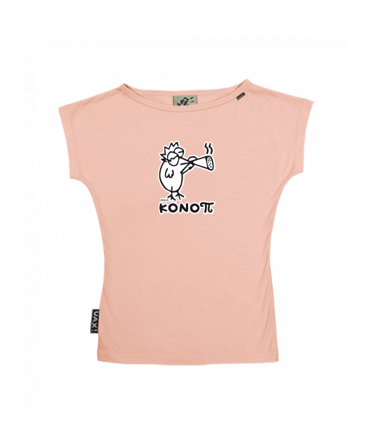 DÁMSKÉ TRIČKO S LODIČKOVÝM VÝSTŘIHEM