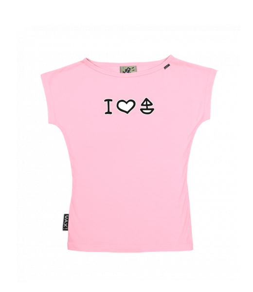 DÁMSKÉ TRIČKO S LODIČKOVÝM VÝSTŘIHEM