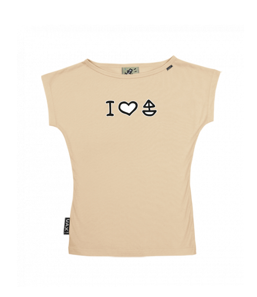 DÁMSKÉ TRIČKO S LODIČKOVÝM VÝSTŘIHEM