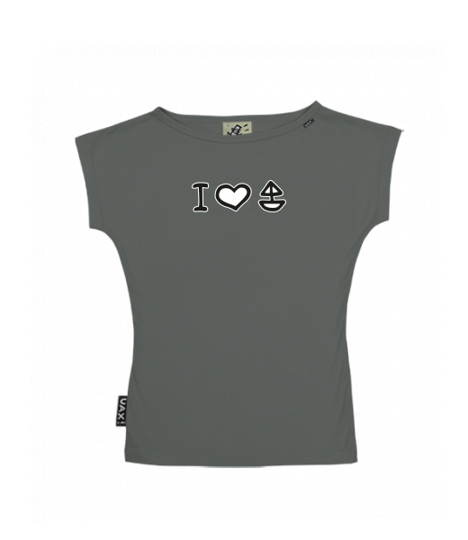 DÁMSKÉ TRIČKO S LODIČKOVÝM VÝSTŘIHEM