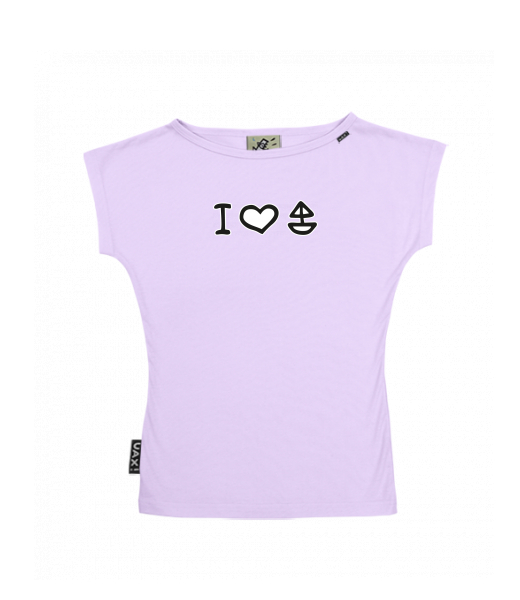 DÁMSKÉ TRIČKO S LODIČKOVÝM VÝSTŘIHEM