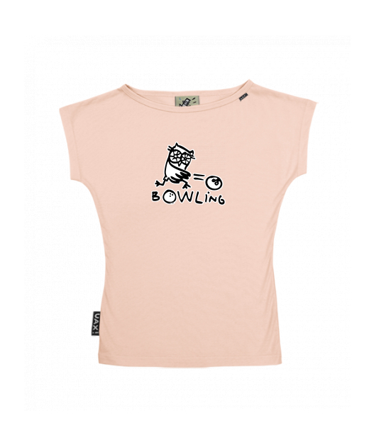 DÁMSKÉ TRIČKO S LODIČKOVÝM VÝSTŘIHEM