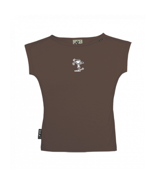 DÁMSKÉ TRIČKO S LODIČKOVÝM VÝSTŘIHEM