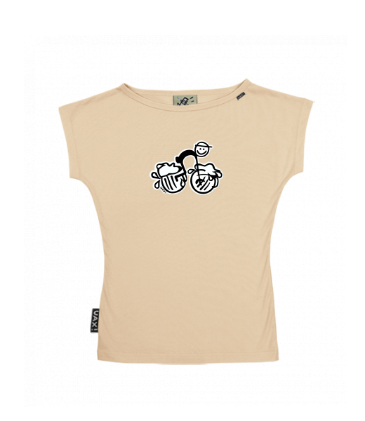 DÁMSKÉ TRIČKO S LODIČKOVÝM VÝSTŘIHEM