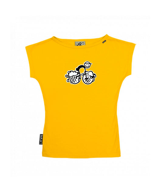 DÁMSKÉ TRIČKO S LODIČKOVÝM VÝSTŘIHEM