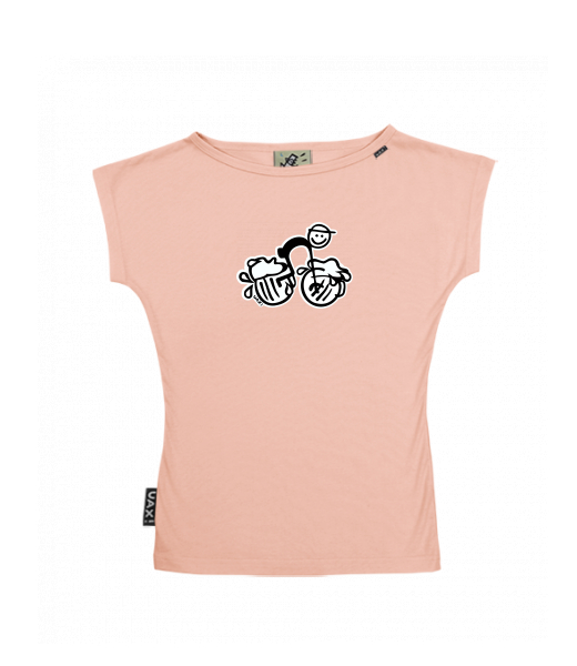 DÁMSKÉ TRIČKO S LODIČKOVÝM VÝSTŘIHEM