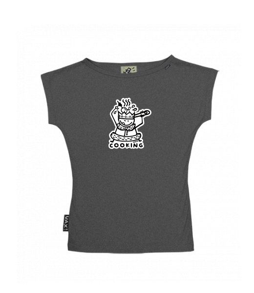 DÁMSKÉ TRIČKO S LODIČKOVÝM VÝSTŘIHEM