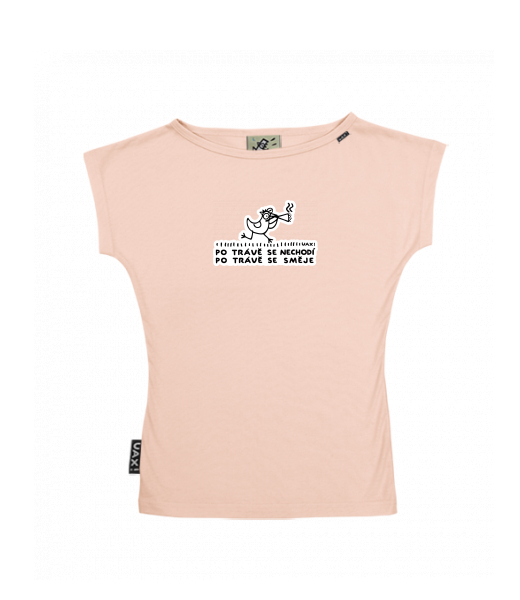 DÁMSKÉ TRIČKO S LODIČKOVÝM VÝSTŘIHEM