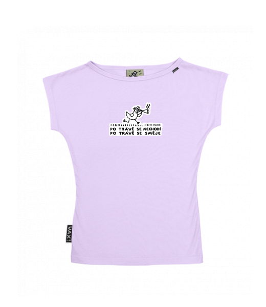 DÁMSKÉ TRIČKO S LODIČKOVÝM VÝSTŘIHEM