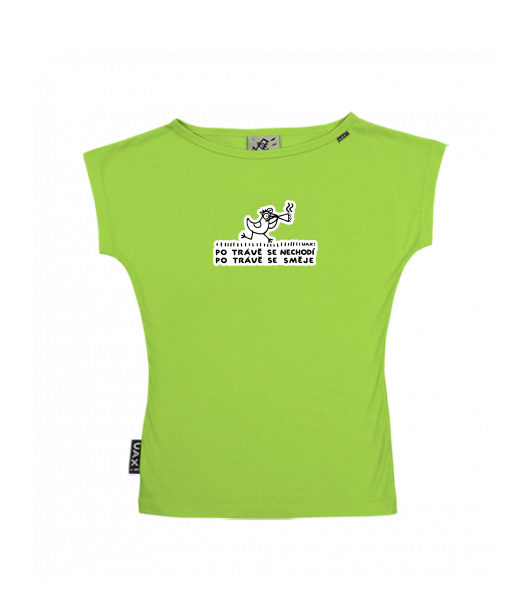 DÁMSKÉ TRIČKO S LODIČKOVÝM VÝSTŘIHEM