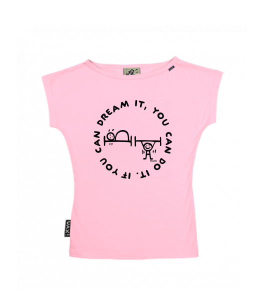 DÁMSKÉ TRIČKO S LODIČKOVÝM VÝSTŘIHEM