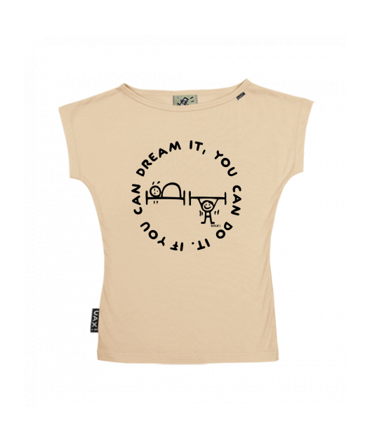 DÁMSKÉ TRIČKO S LODIČKOVÝM VÝSTŘIHEM