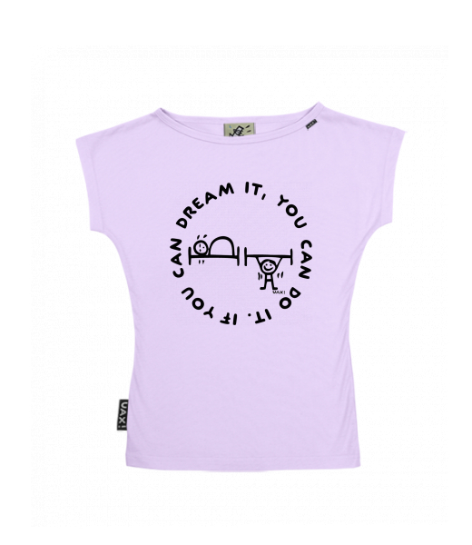 DÁMSKÉ TRIČKO S LODIČKOVÝM VÝSTŘIHEM