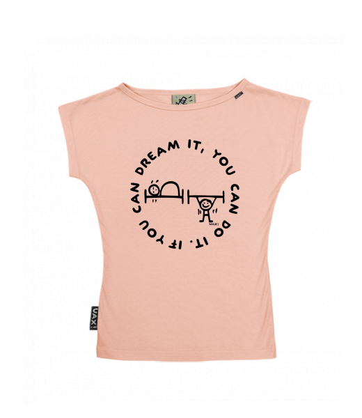 DÁMSKÉ TRIČKO S LODIČKOVÝM VÝSTŘIHEM