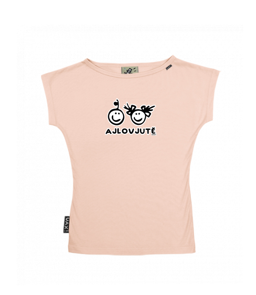 DÁMSKÉ TRIČKO S LODIČKOVÝM VÝSTŘIHEM