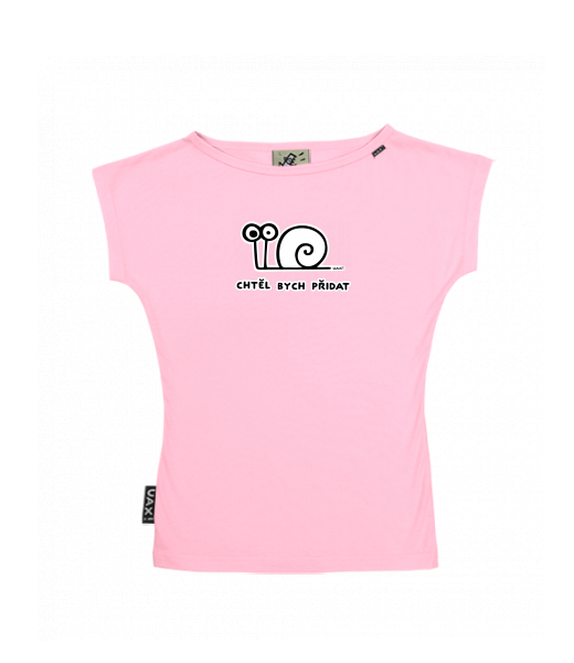 DÁMSKÉ TRIČKO S LODIČKOVÝM VÝSTŘIHEM