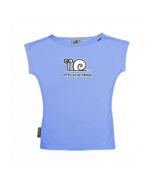 DÁMSKÉ TRIČKO S LODIČKOVÝM VÝSTŘIHEM