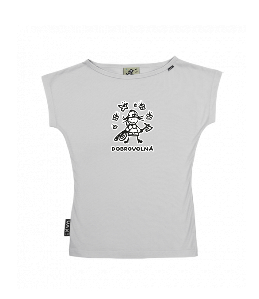 DÁMSKÉ TRIČKO S LODIČKOVÝM VÝSTŘIHEM